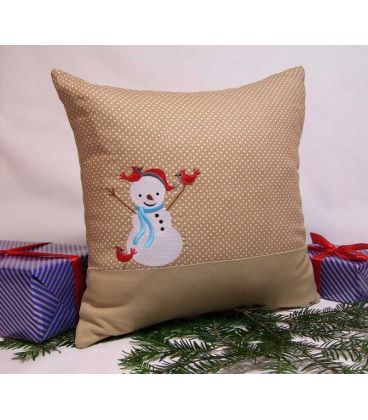 Cadou de Craciun perna decorativa personalizata om de zapada