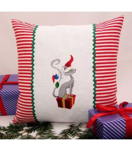 Cadou de craciun perna decorativa personalizata pisica
