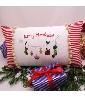 Cadou de craciun perna decorativa personalizata Merry Christmas