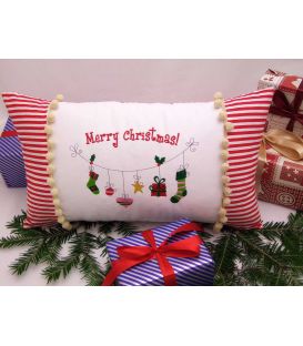 Cadou de craciun perna decorativa personalizata Merry Christmas