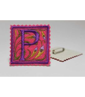 Marturii botez personalizate cu monograme P