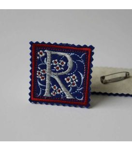 Marturii botez personalizate cu monograme R