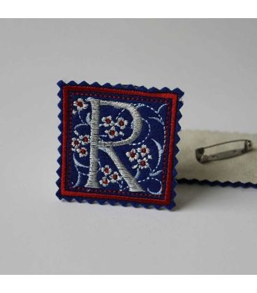 Marturii botez personalizate cu monograme R