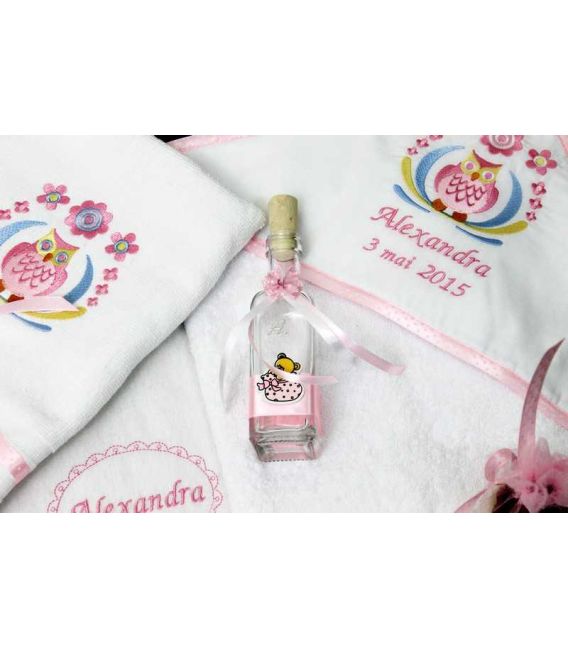 Trusou botez personalizat bufnita dragalasa