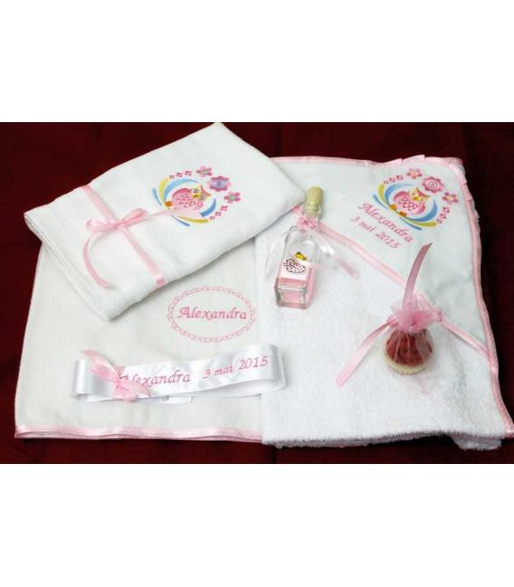 Trusou botez personalizat bufnita dragalasa