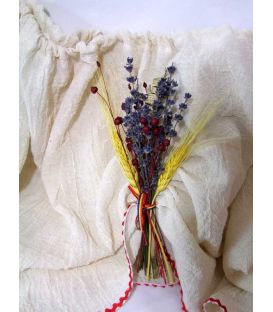 Decor cristelnita botez traditional cu lavanda