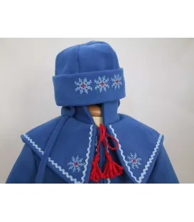 Set palton botez traditional si caciulita brodate