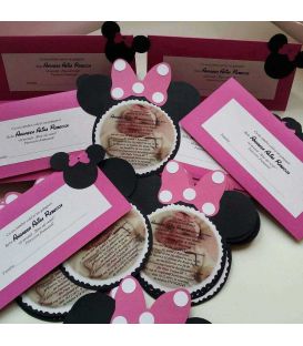 Trusou botez Minnie Mouse personalizat complet