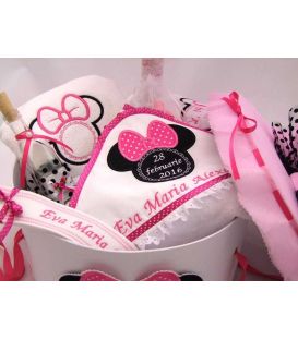 Trusou botez Minnie Mouse personalizat complet
