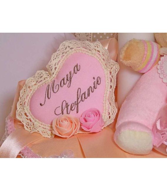 Lumanare de botez ursulet si jucarii