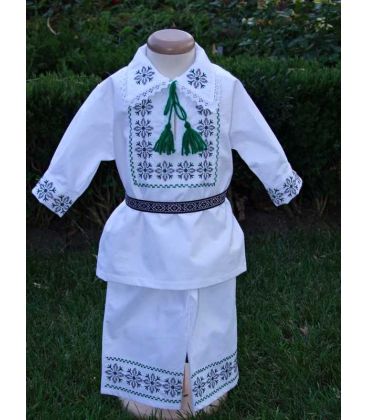 Hainute botez traditionale baieti stelute verde gri