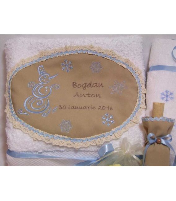 Trusou botez personalizat om de zapada