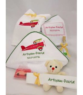Trusou botez personalizat avion Artyom David