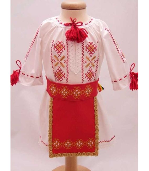 Costum national botez fetite Banat