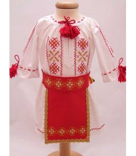 Costum national botez fetite Banat