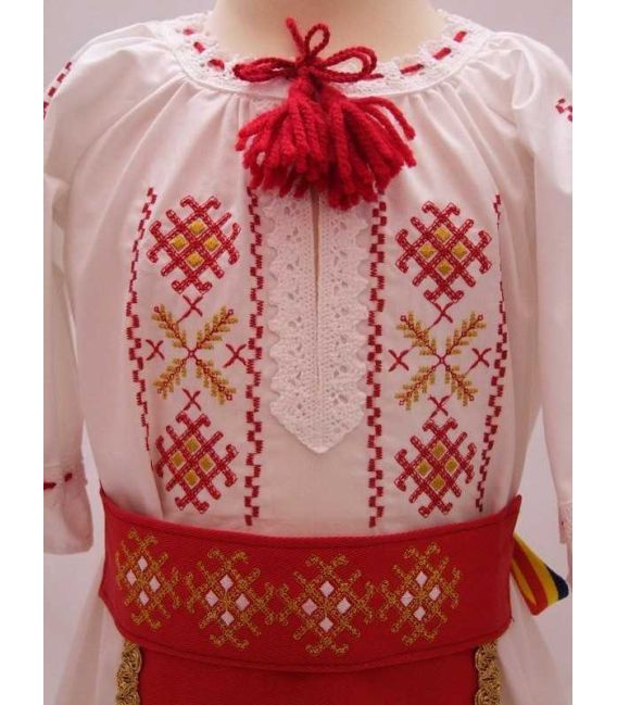 Costum national botez fetite Banat
