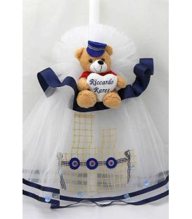 Lumanare botez personalizata vaporas