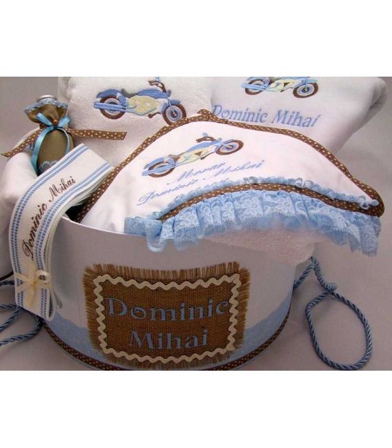 Trusou botez complet motocicleta - pachet produse