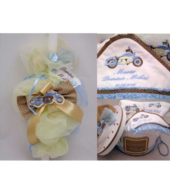 Trusou botez complet motocicleta - pachet produse