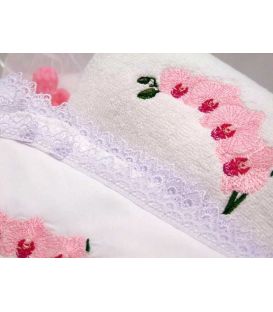 Trusou botez personalizat orhidee