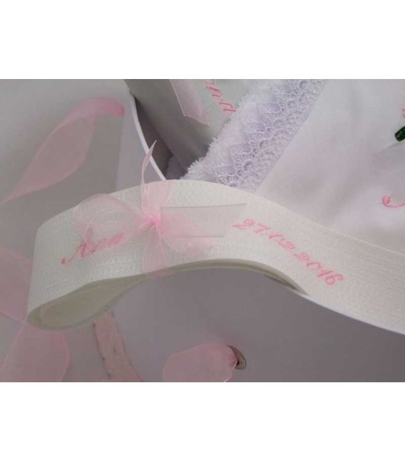 Trusou botez personalizat orhidee