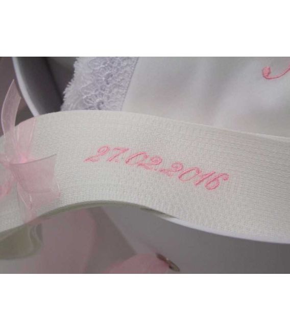 Trusou botez personalizat orhidee