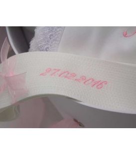 Trusou botez personalizat orhidee