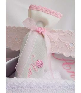 Trusou botez personalizat orhidee