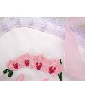 Trusou botez personalizat orhidee