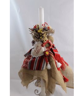 Lumanare botez traditionala Luca