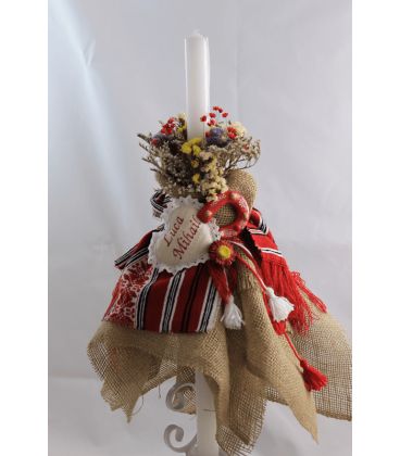 Lumanare botez traditionala Luca