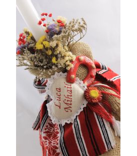 Lumanare botez traditionala Luca