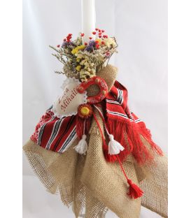 Lumanare botez traditionala Luca