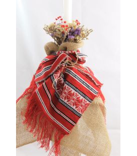 Lumanare botez traditionala Luca