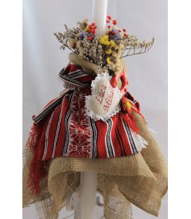Lumanare botez traditionala Luca