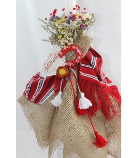 Lumanare botez traditionala Luca