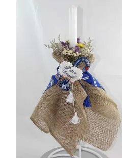Lumanare botez traditionala Petru