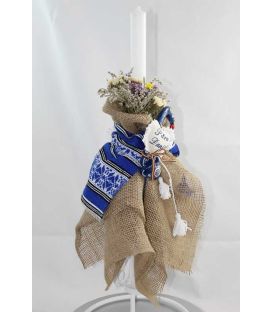 Lumanare botez traditionala Petru