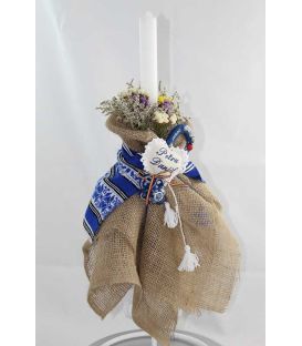 Lumanare botez traditionala Petru