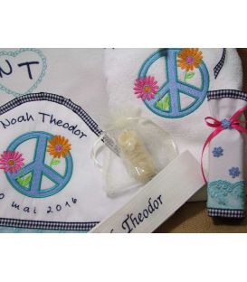 Trusou botez personalizat flower power