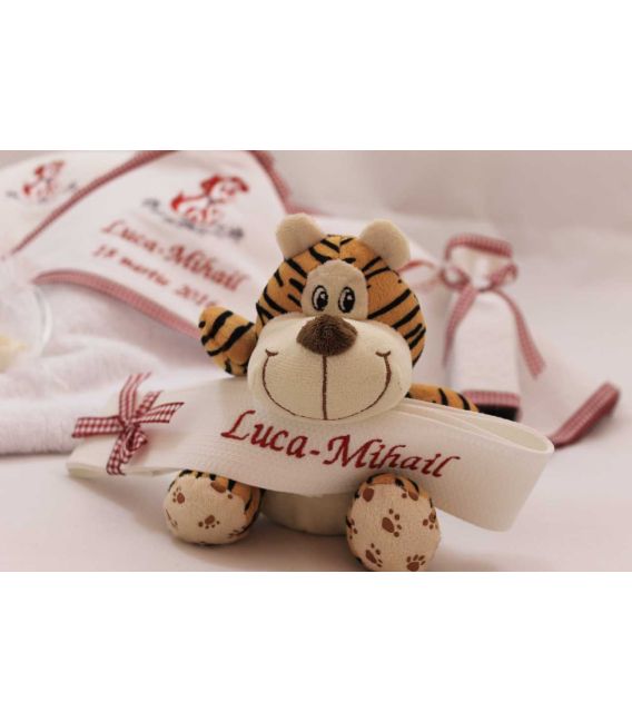 Trusou botez personalizat Catelus