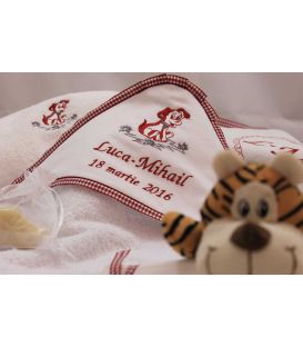 Trusou botez personalizat Catelus