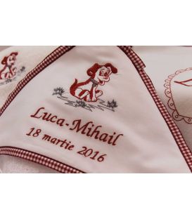 Trusou botez personalizat Catelus