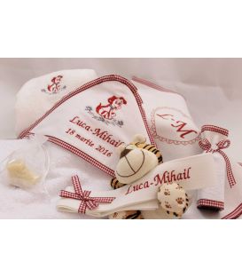 Trusou botez personalizat Catelus