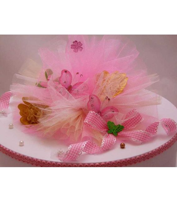 Cutie botez personalizata cu broderie Soare si Jucarii