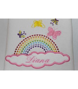 Trusou botez personalizat norisor si curcubeu