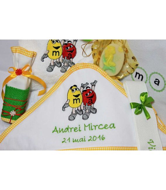 Trusou botez personalizat M&Ms