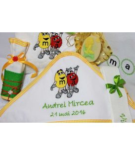 Trusou botez personalizat M&Ms