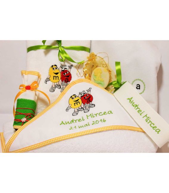 Trusou botez personalizat M&Ms