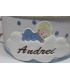 Trusou botez personalizat si cutie botez bebelus si balon